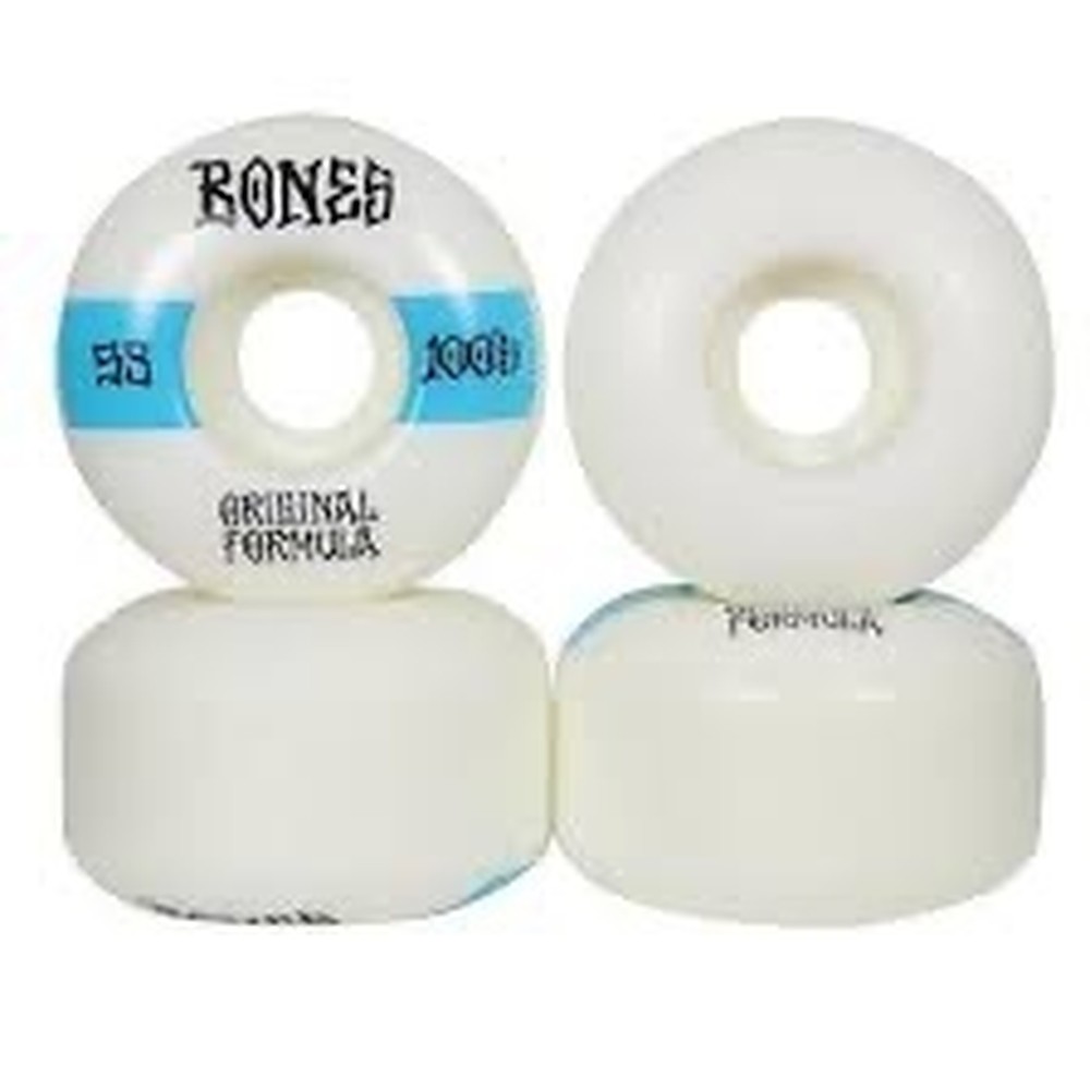 Roda Bones 100's OG Formula 53mm 100A White