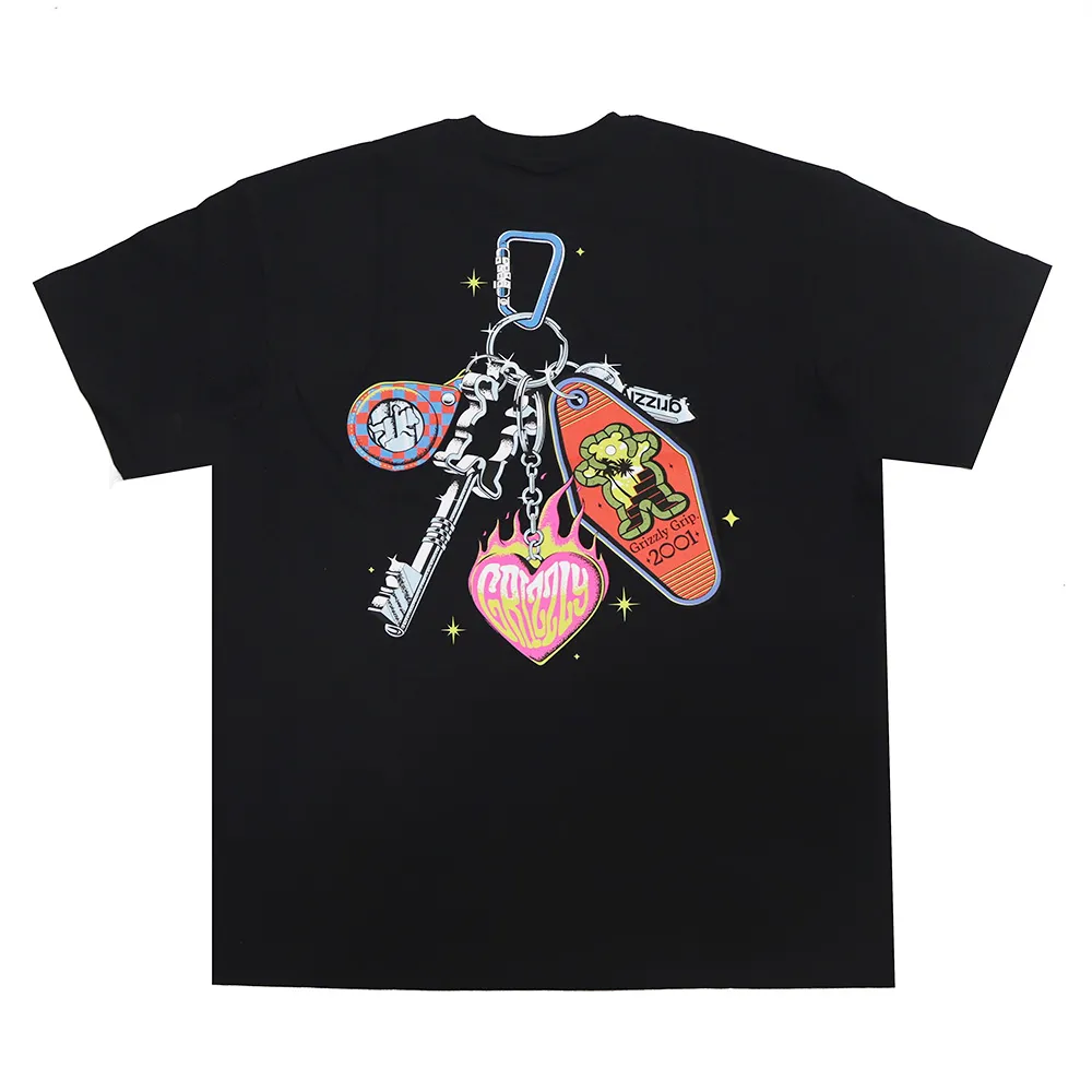 Camiseta Grizzly Keys Open Doors Preta