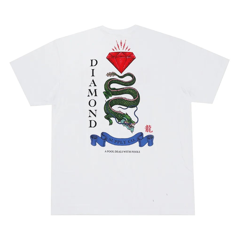 Camiseta Diamond Dragon Branca