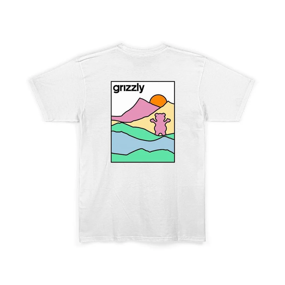 Camiseta Grizzly Acid Hike Branca