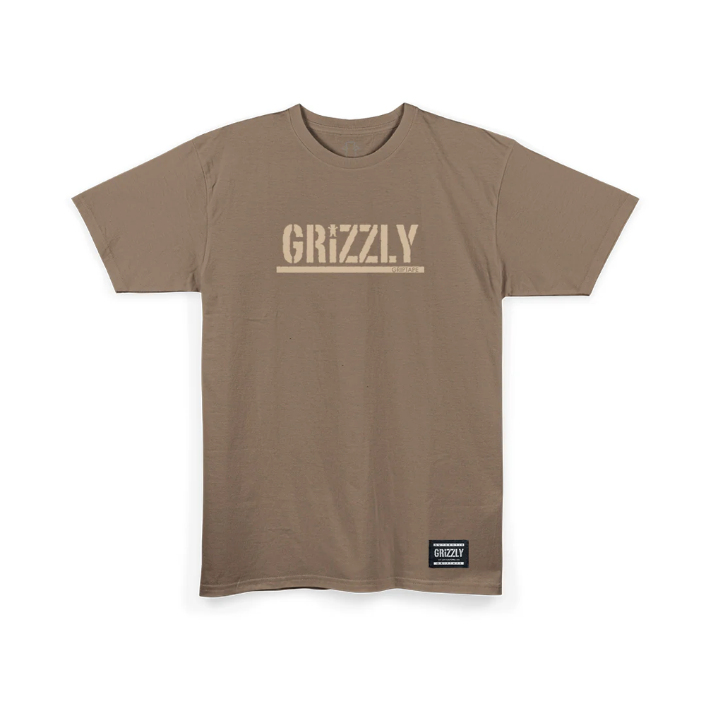 Camiseta Grizzly OG Stamp Areia