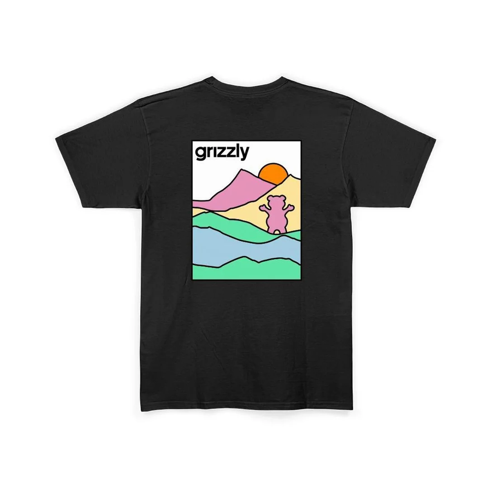 Camiseta Grizzly Acid Hike Preta