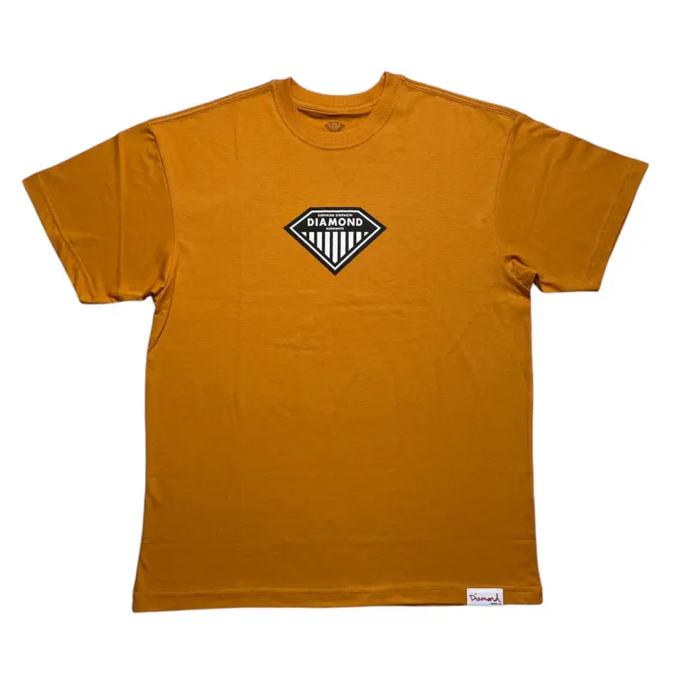 Camiseta Diamond Industry Standard Mostarda