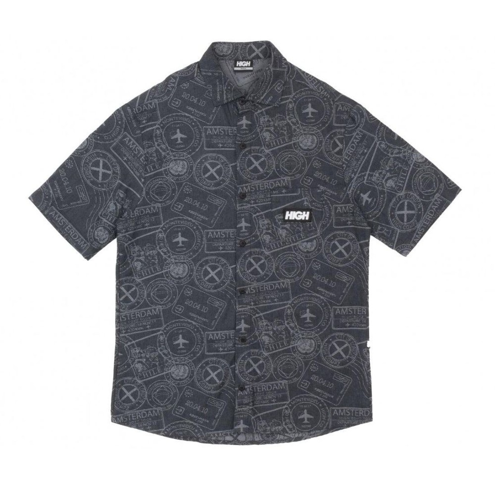 Camisa High Button Tourist Black