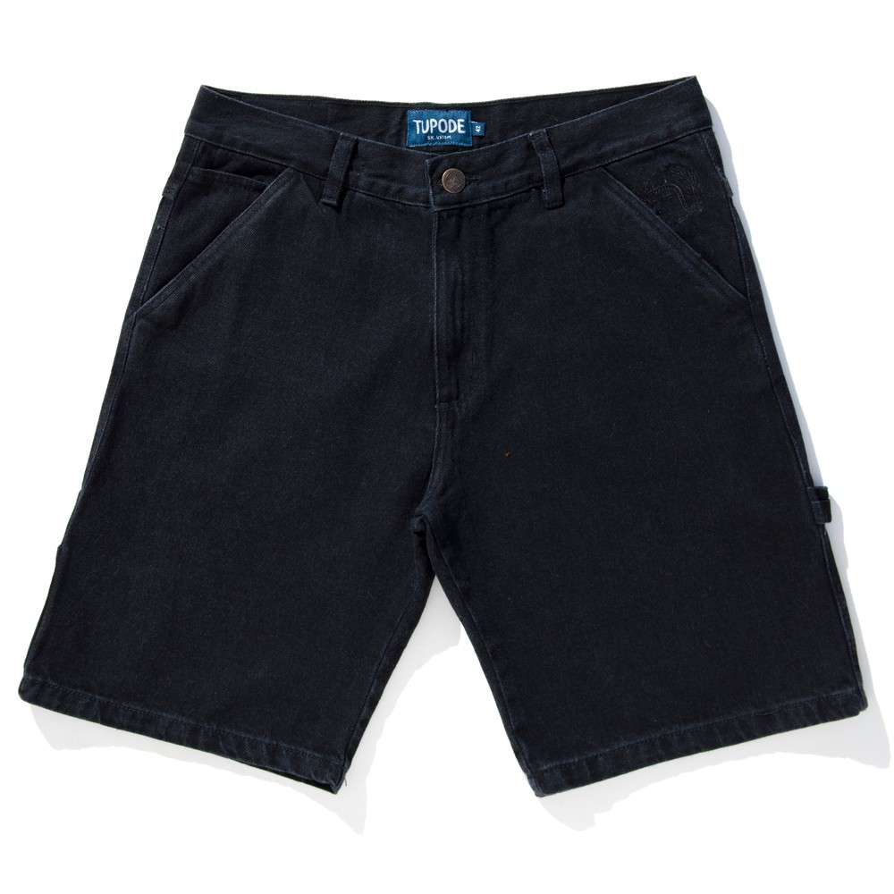 Bermuda Tupode Carpinteiro Jeans Preto Stone