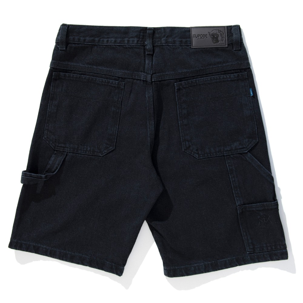 Bermuda Tupode Carpinteiro Jeans Preto Stone