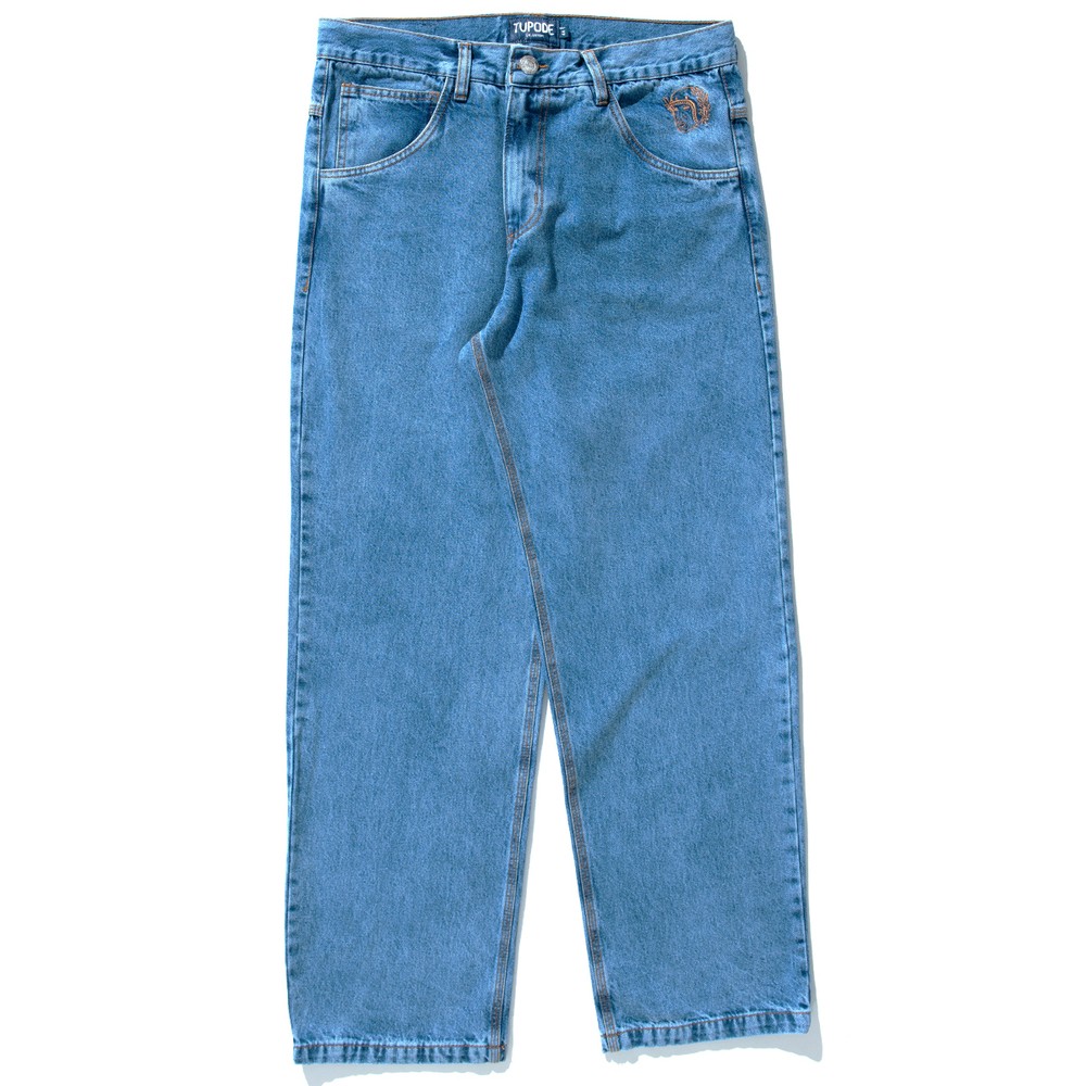 Calça Tupode Jeans 678 Washed Azul