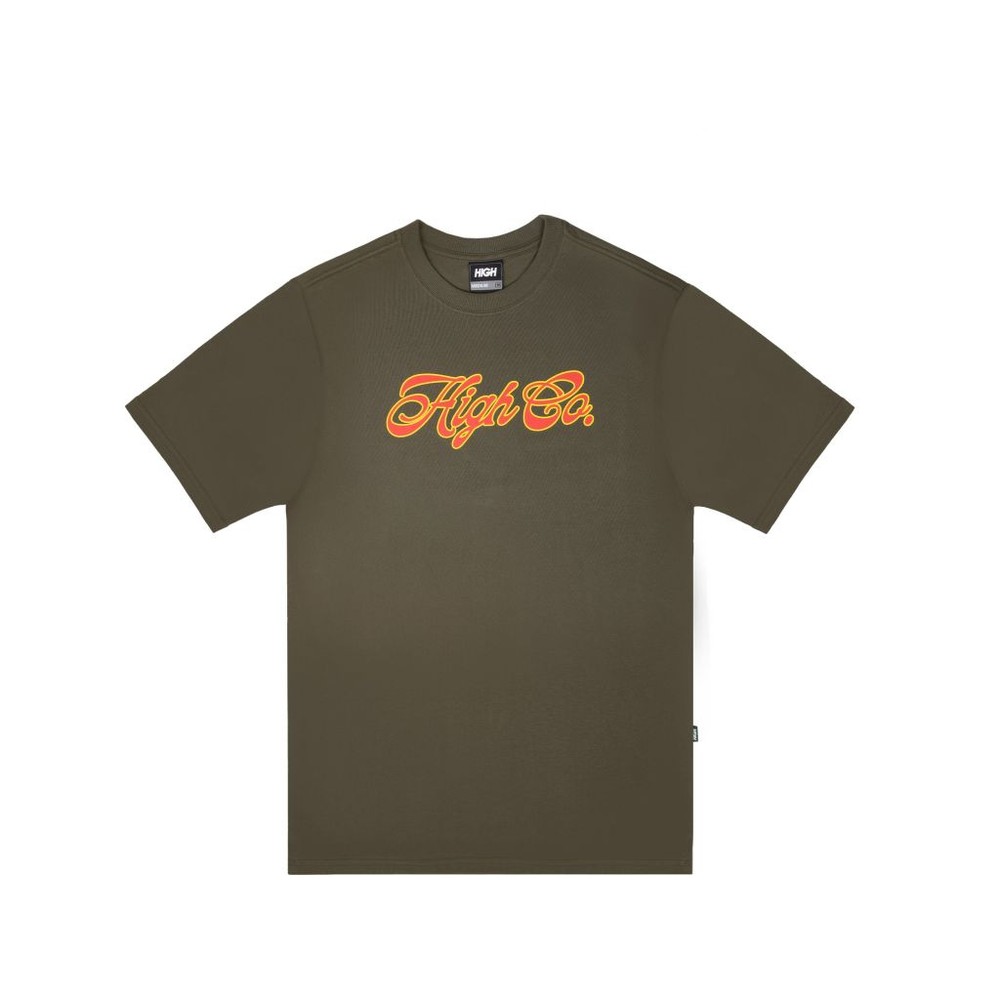 Camiseta High Script Olive Green