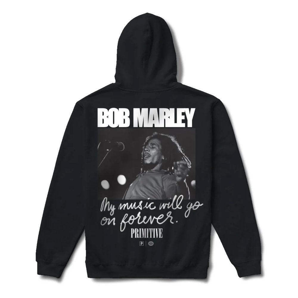 Moletom Primitive x Bob Marley Forever Preto