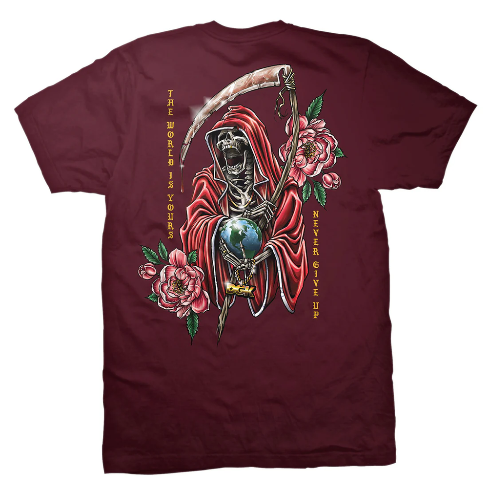 Camiseta DGK Muerte Bordo