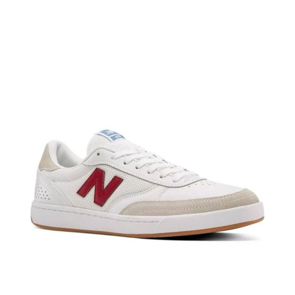 Tênis New Balance Numeric 440 V1 Branco/Vermelho