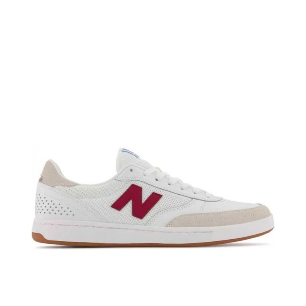 Tênis New Balance Numeric 440 V1 Branco/Vermelho