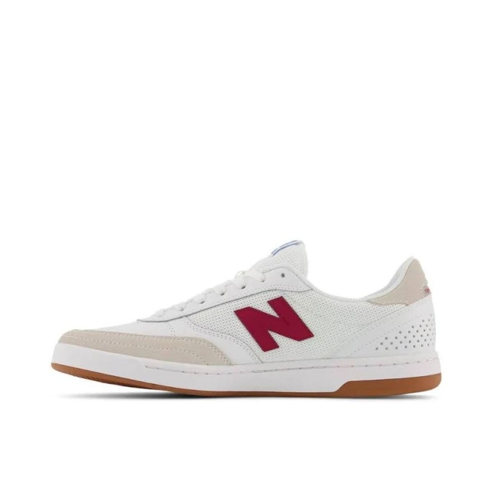 Tênis New Balance Numeric 440 V1 Branco/Vermelho