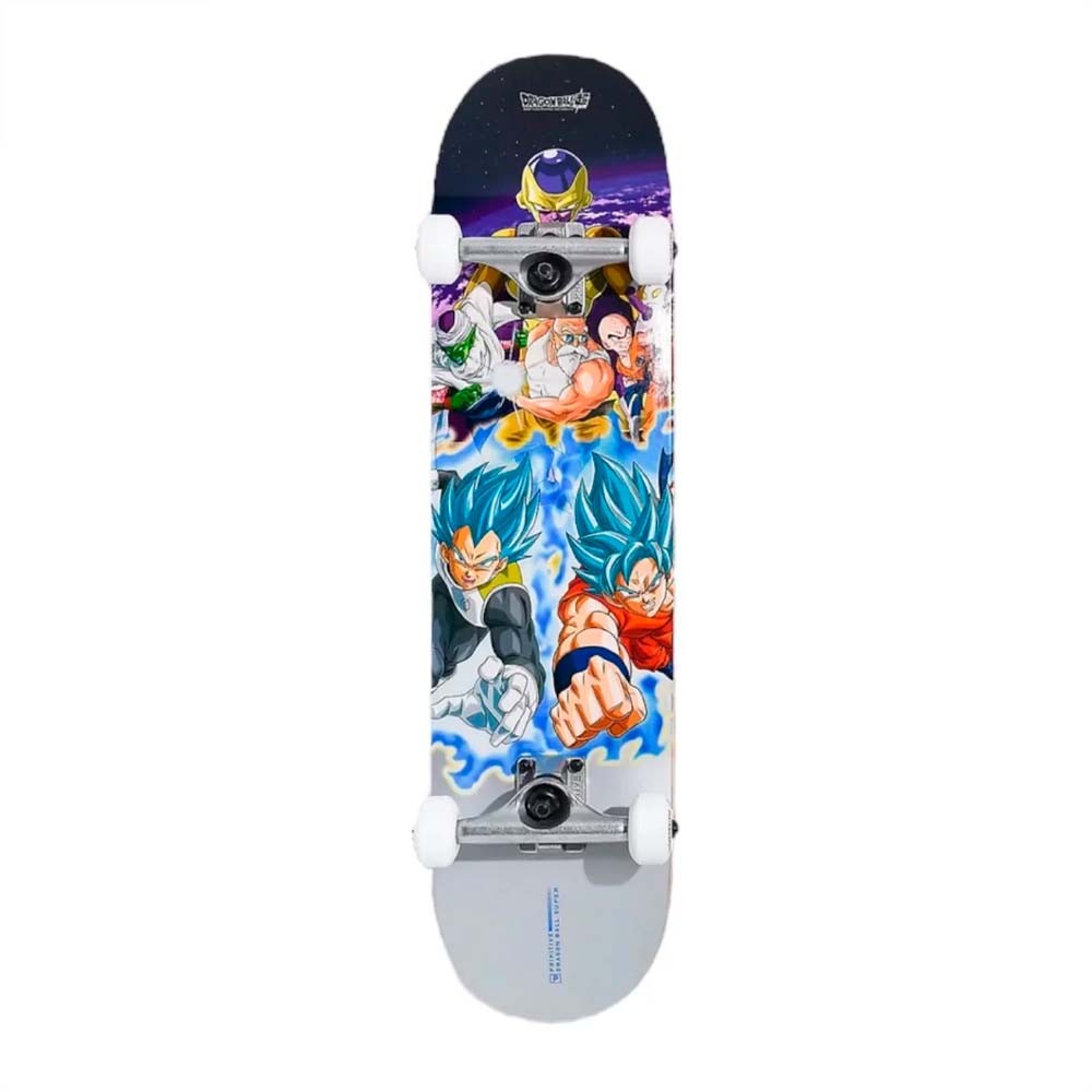 Skate Montado Primitive x Dragon Ball Z Resurrection Multicolorido 7,75