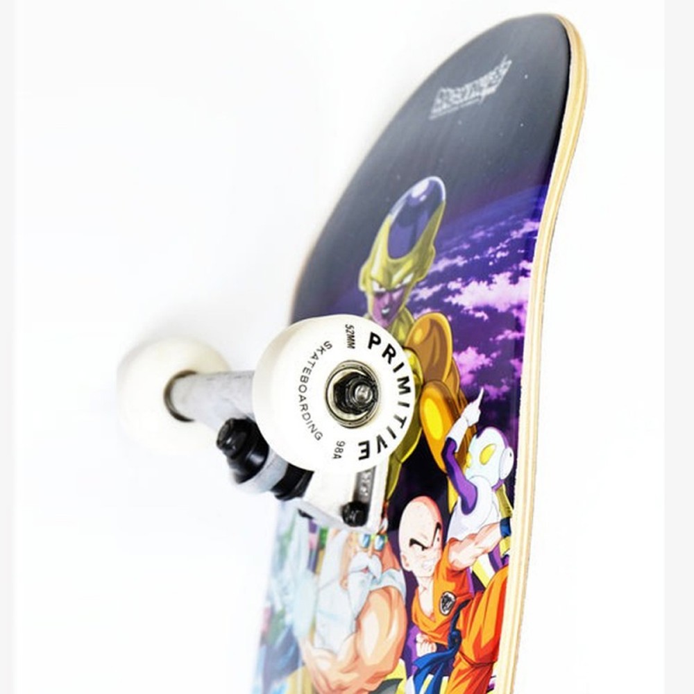 Skate Montado Primitive x Dragon Ball Z Resurrection Multicolorido 7,75