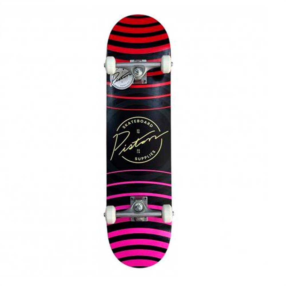 Skate Montado Piston Supplies Vermelho/Roxo