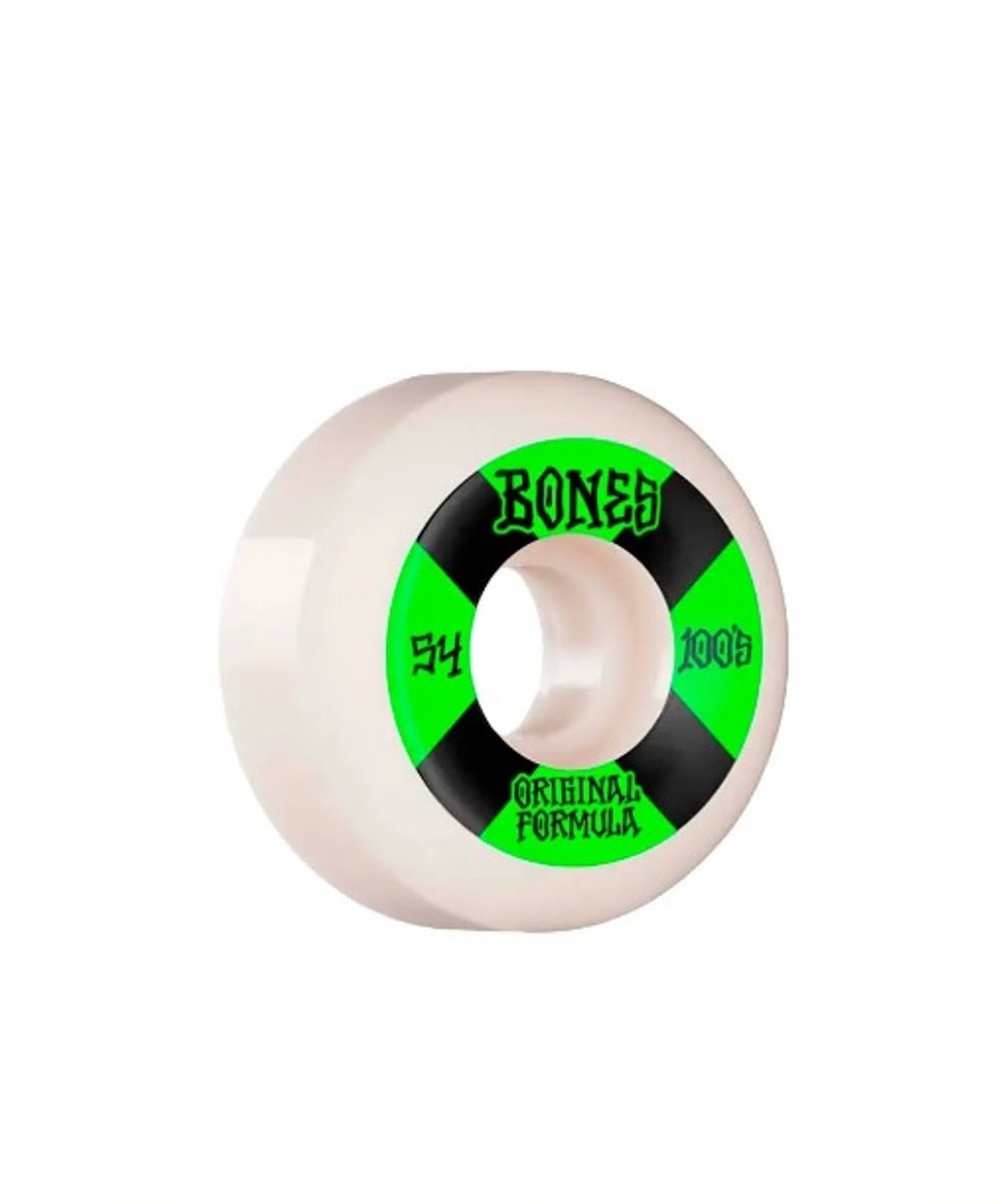 Roda Bones 54MM OG Formula V5 White Green 