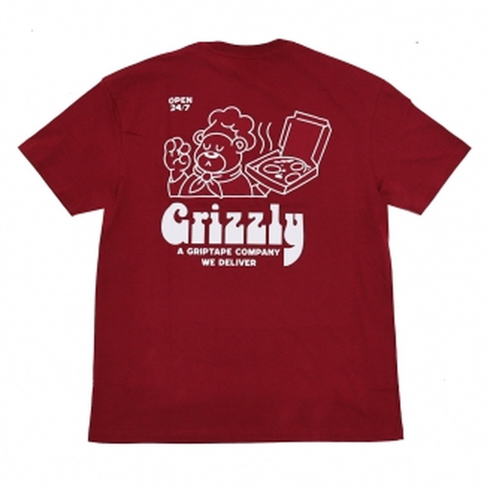 Camiseta Grizzly By The Slice Marsala