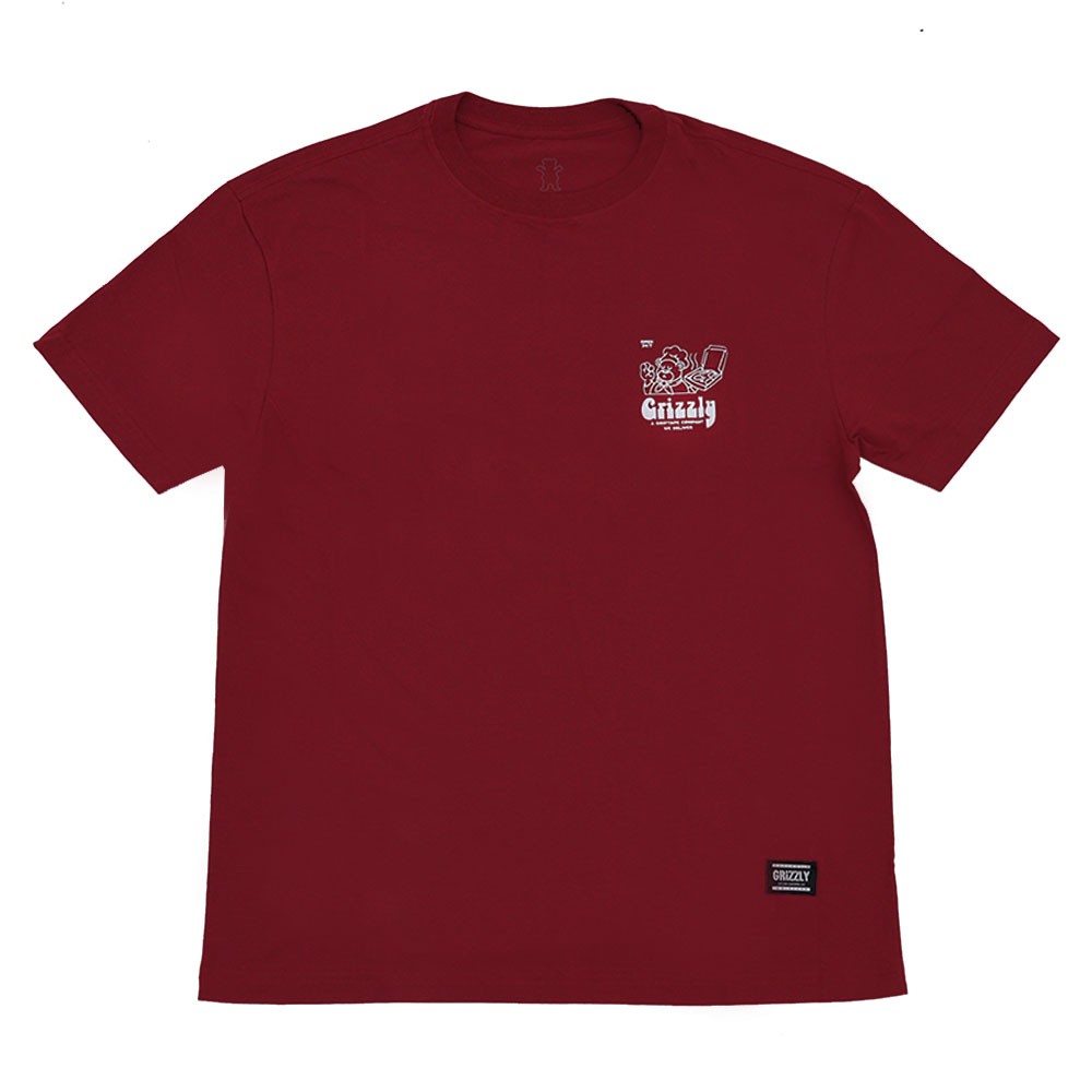 Camiseta Grizzly By The Slice Marsala