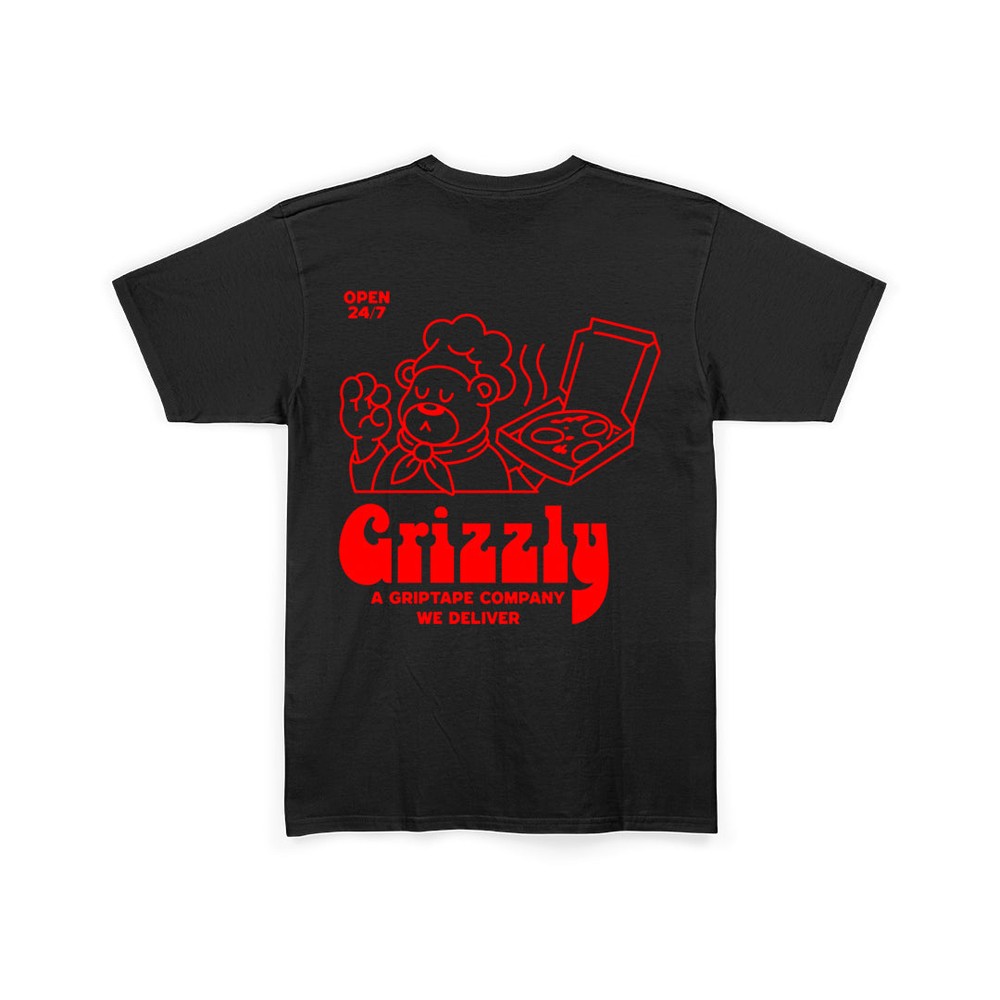 Camiseta Grizzly By The Slice Black