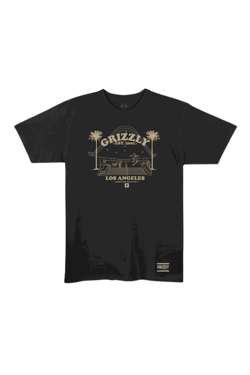 Camiseta Grizzly Local Pusher Preto