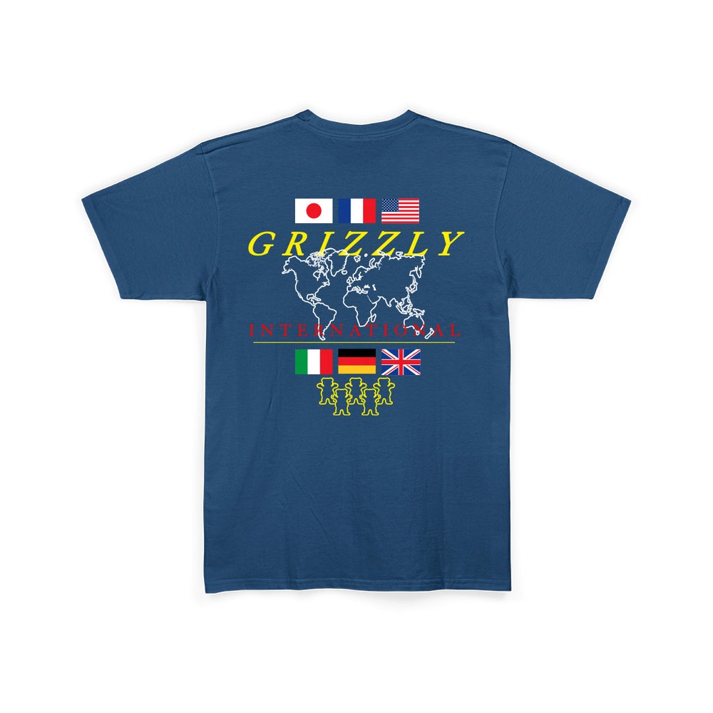 Camiseta Grizzly Atlas Azul