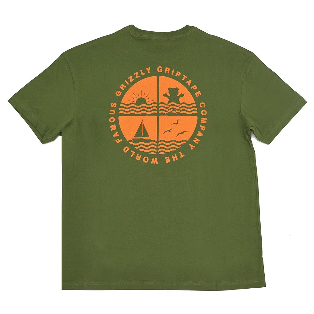 Camiseta Grizzly Terrain Verde