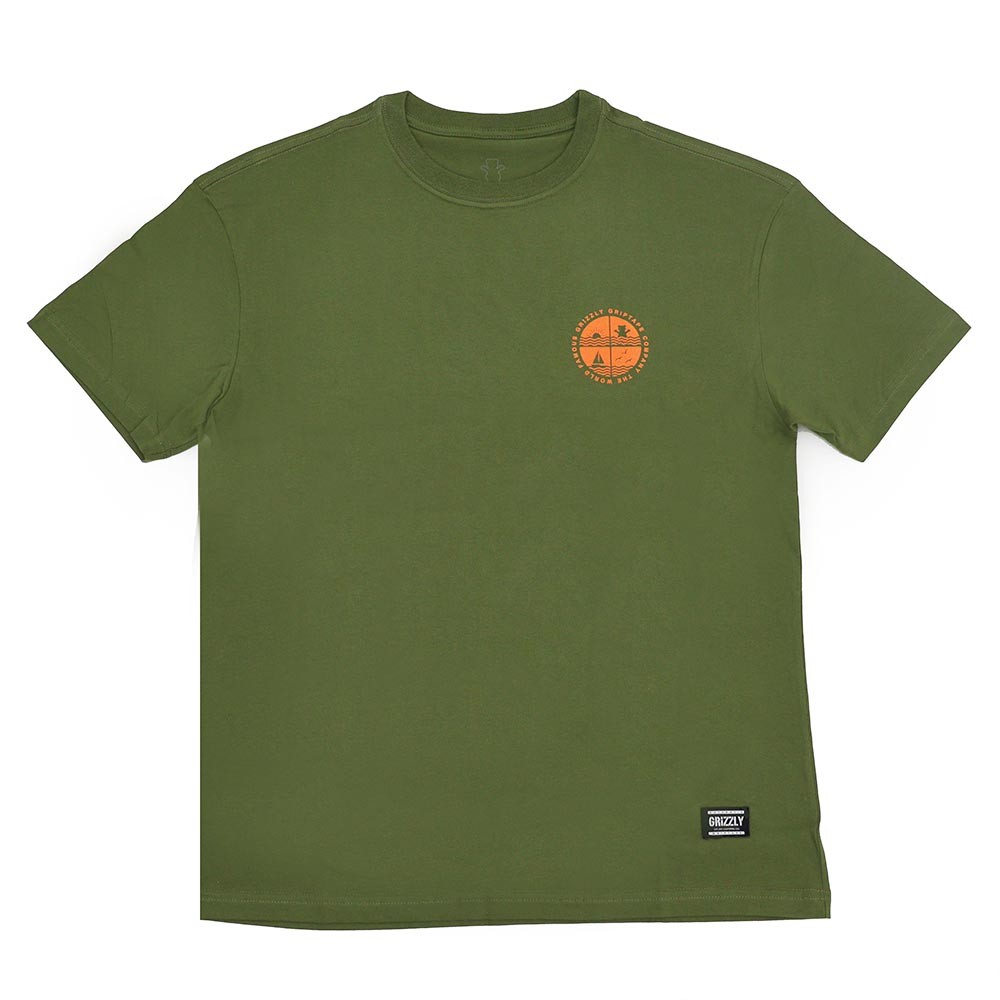 Camiseta Grizzly Terrain Verde