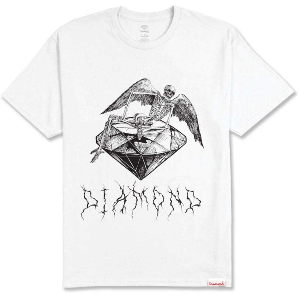 Camiseta Diamond Skulls And Diamonds Branco