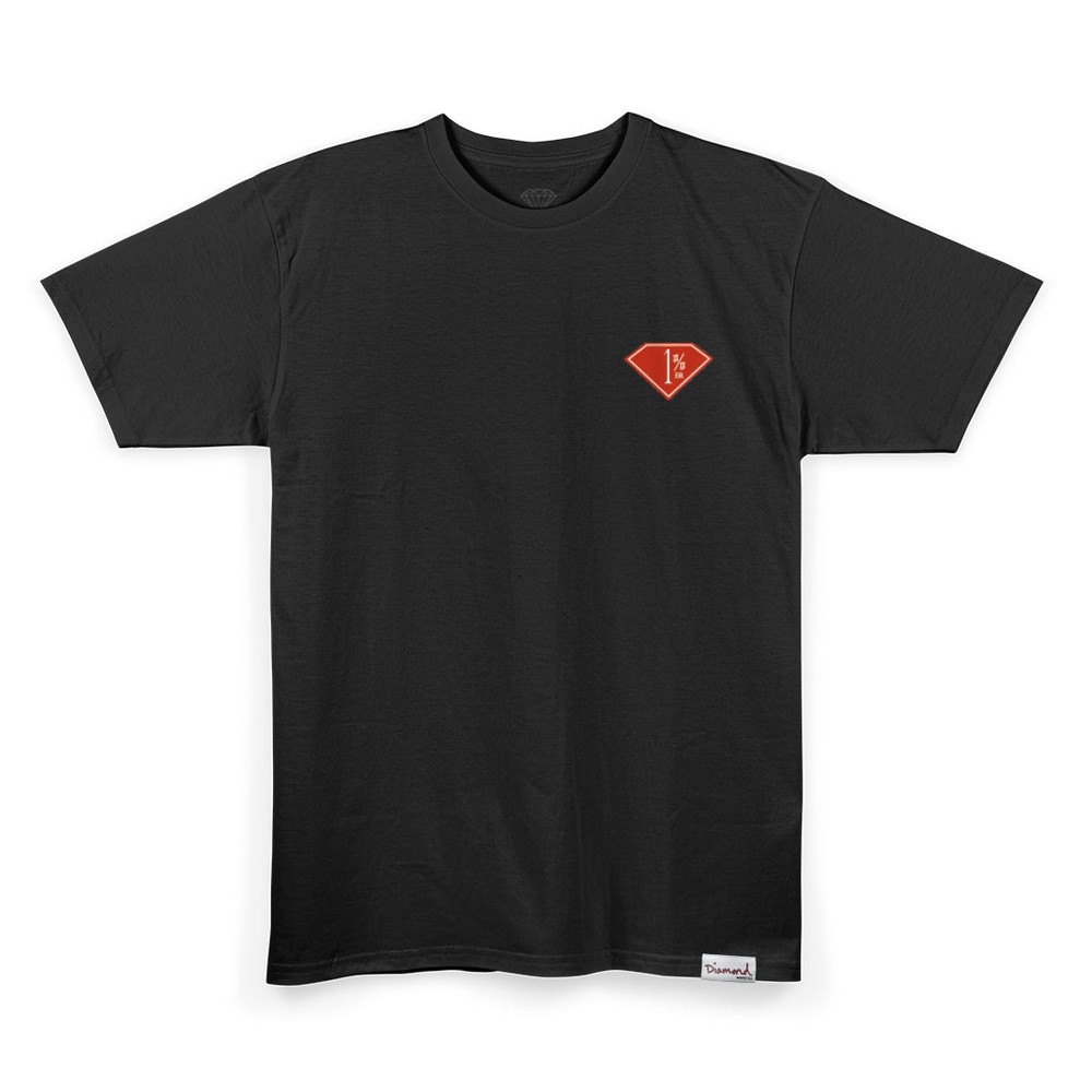 Camiseta Diamond One Percenter Preto