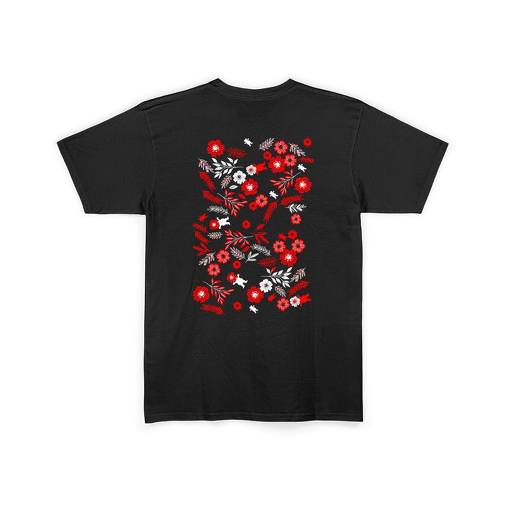 Camiseta Grizzly Smell The Flowers Preto