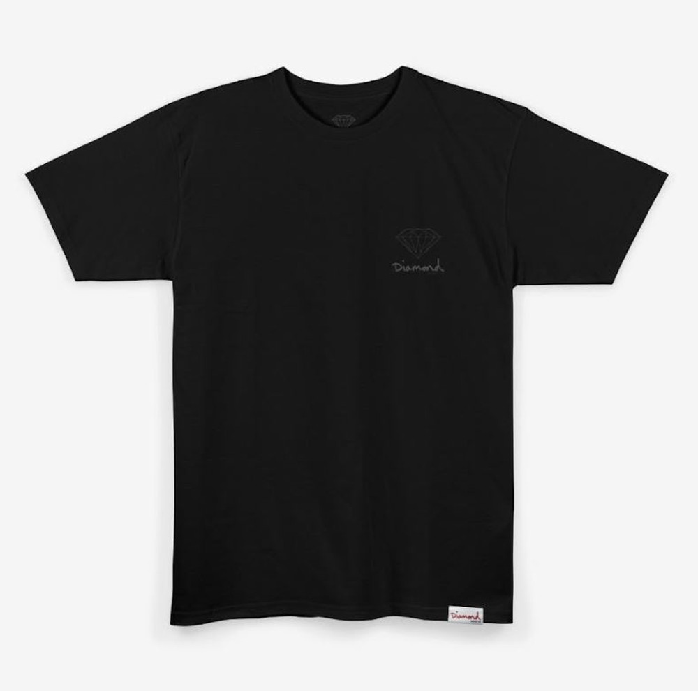 Camiseta Diamond Small OG Sign Preto