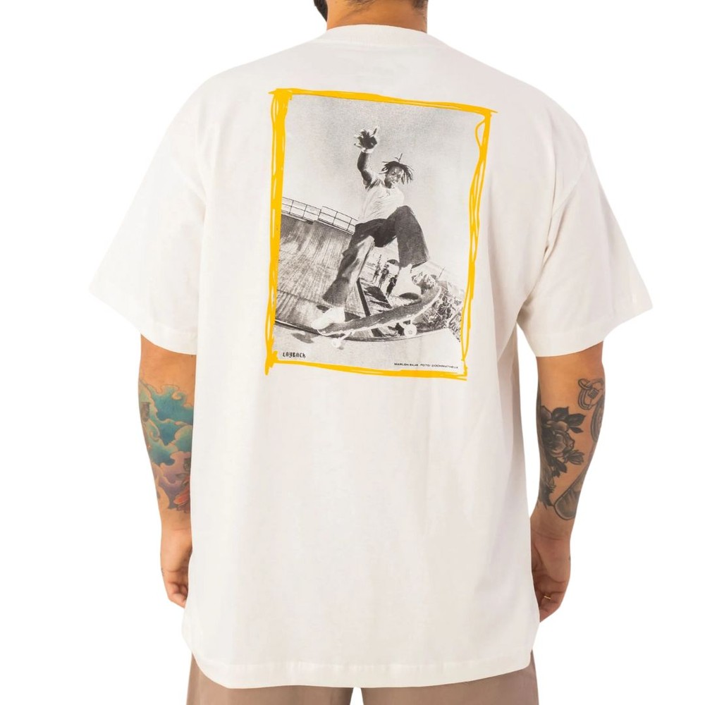 Camiseta Layback Gnarlon Bege