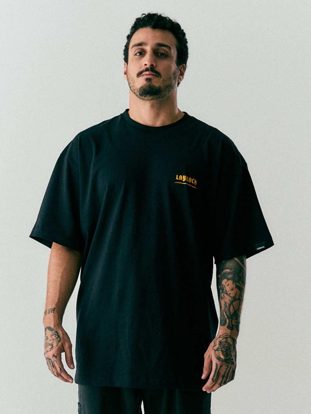 Camiseta Layback Gnarlon Preto