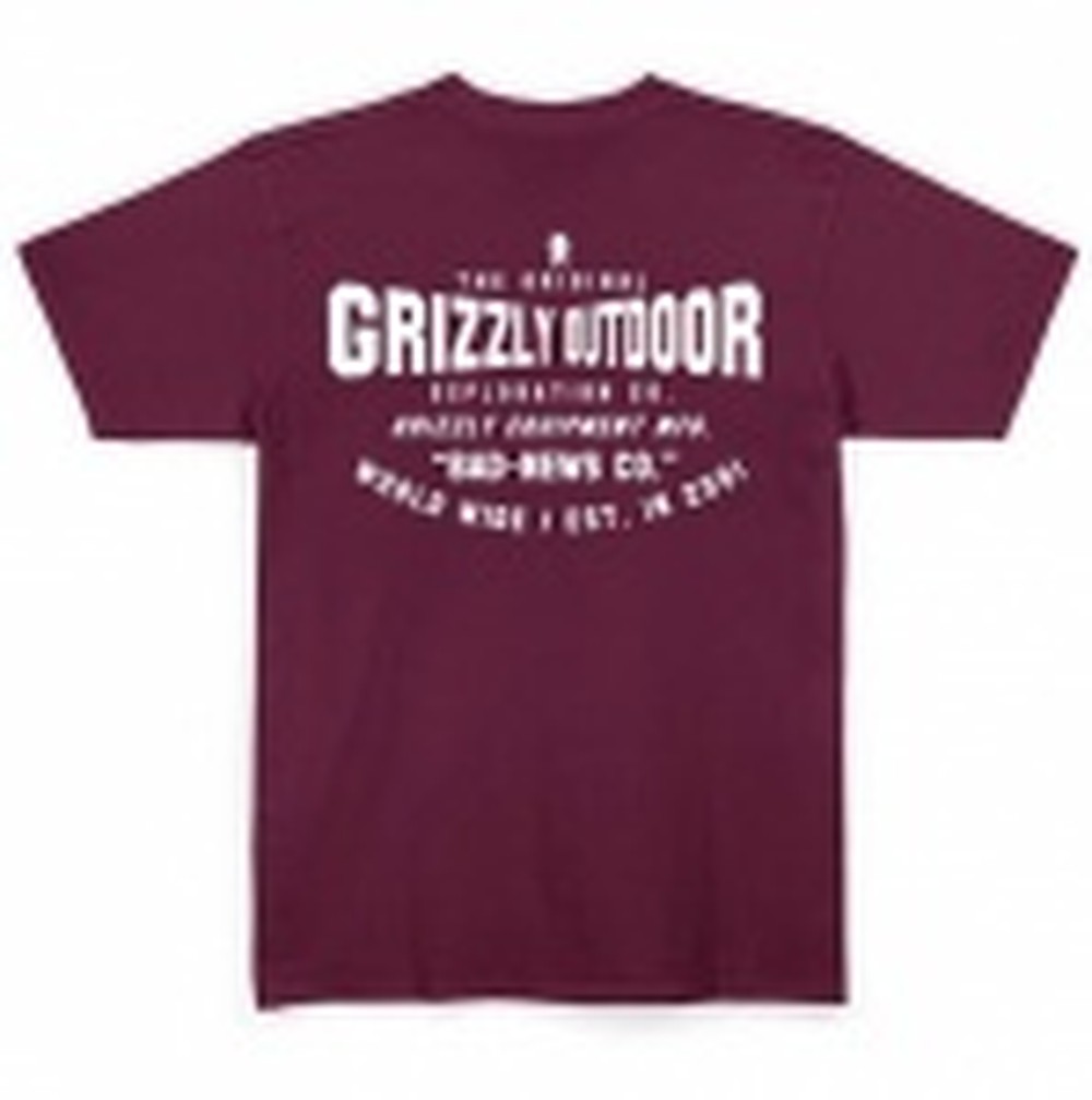 Camiseta Grizzly Heavy Machinery Vinho