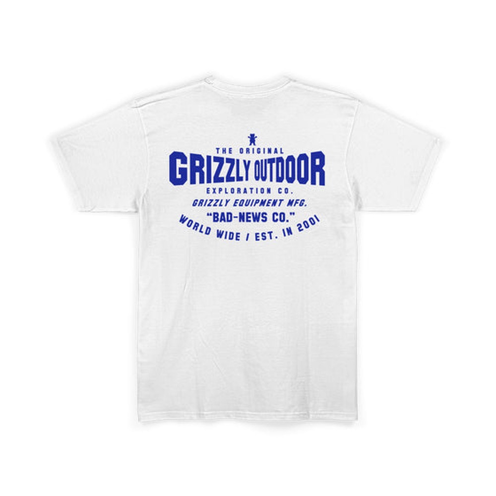 Camiseta Grizzly Heavy Machinery Branco