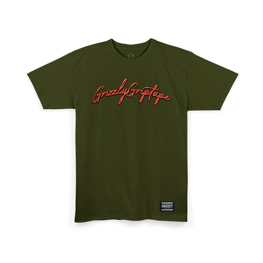 Camiseta Grizzly Drive In Verde