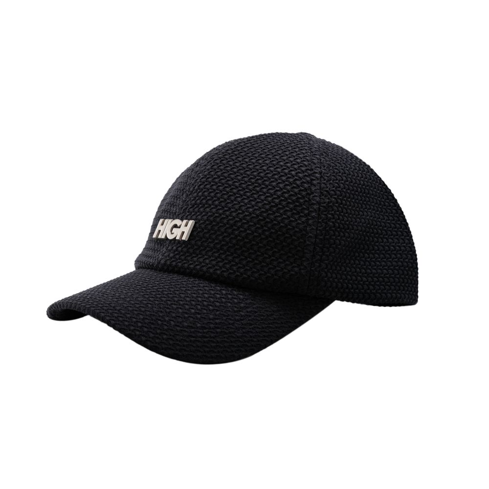 Boné High 6 Panel Waffle Black