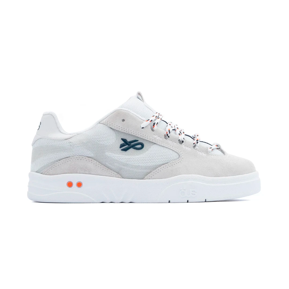 Tênis Ous Fluente GTX Cinza Azul Branco Essencial