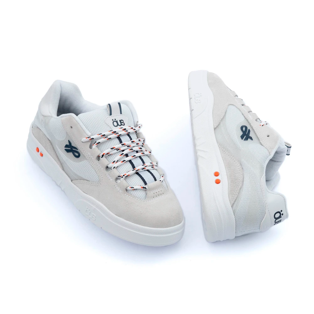 Tênis Ous Fluente GTX Cinza Azul Branco Essencial