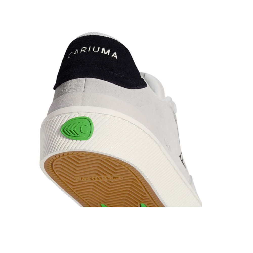 Tênis Cariuma Luan Pro Smoke White Suede Black