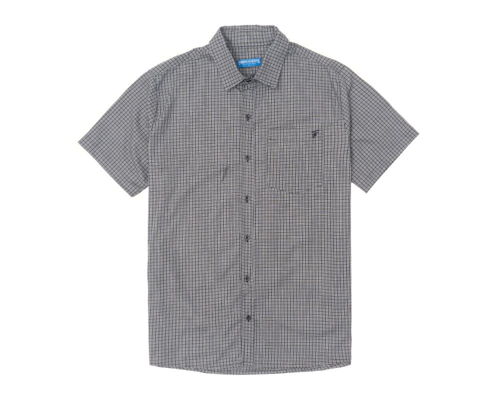 Camisa Tropicalients Vato Loco Pt 2 Xadrez Preto