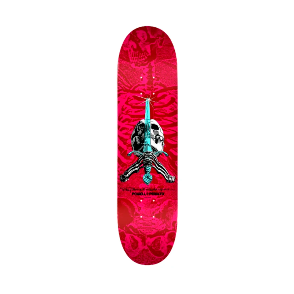 Shape Powell Peralta Skull and Sword Pink Red 8.5