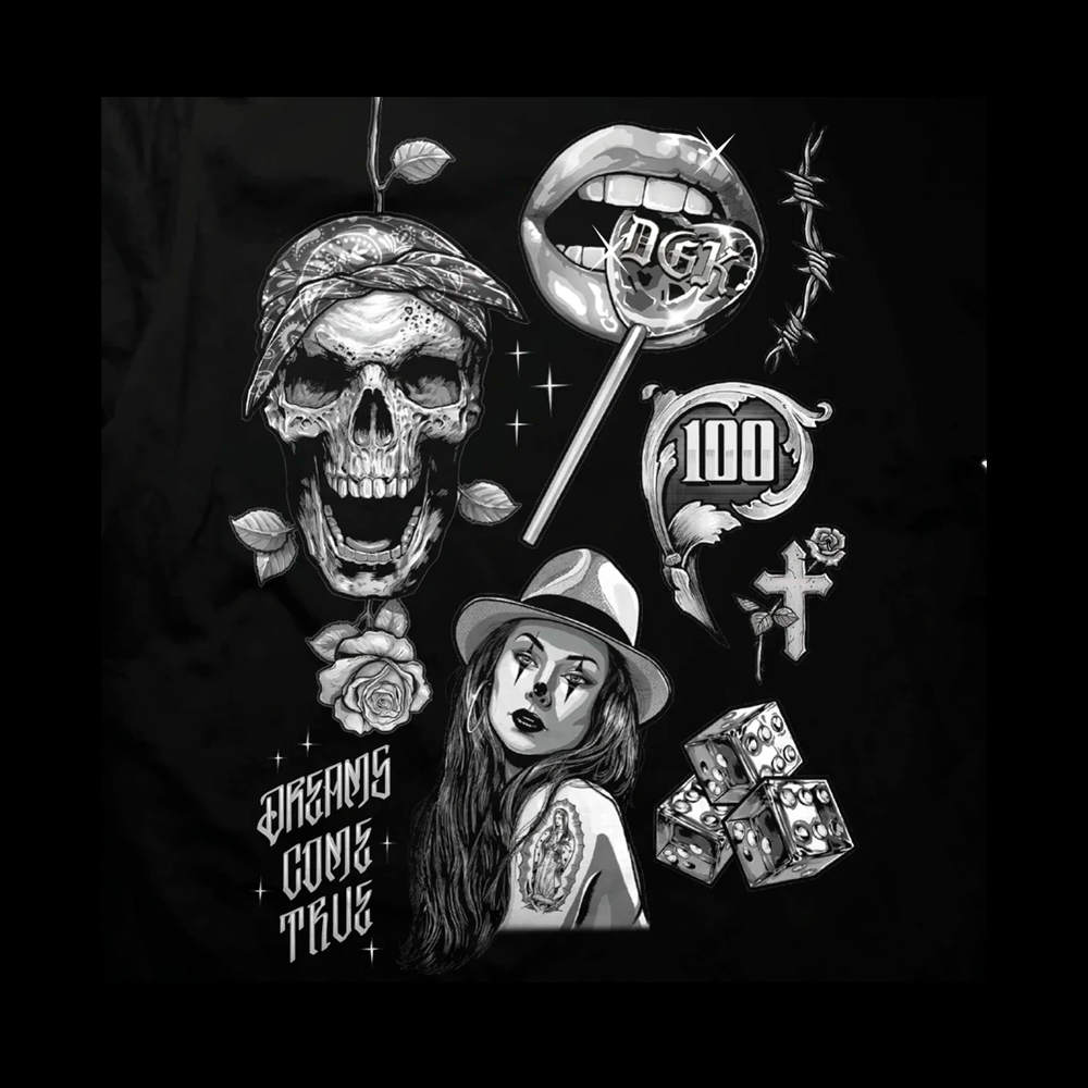 Camiseta DGK Dreams Come True Preto