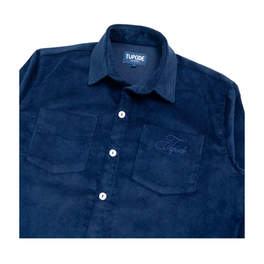 Camisa Tupode Fugz Veludo Azul