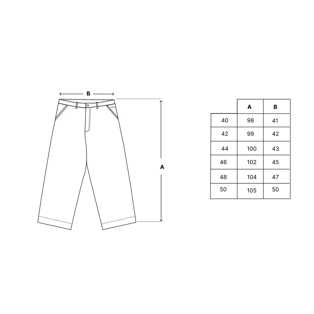 Calça Class Stonewashed Baggy Rabiola Blue