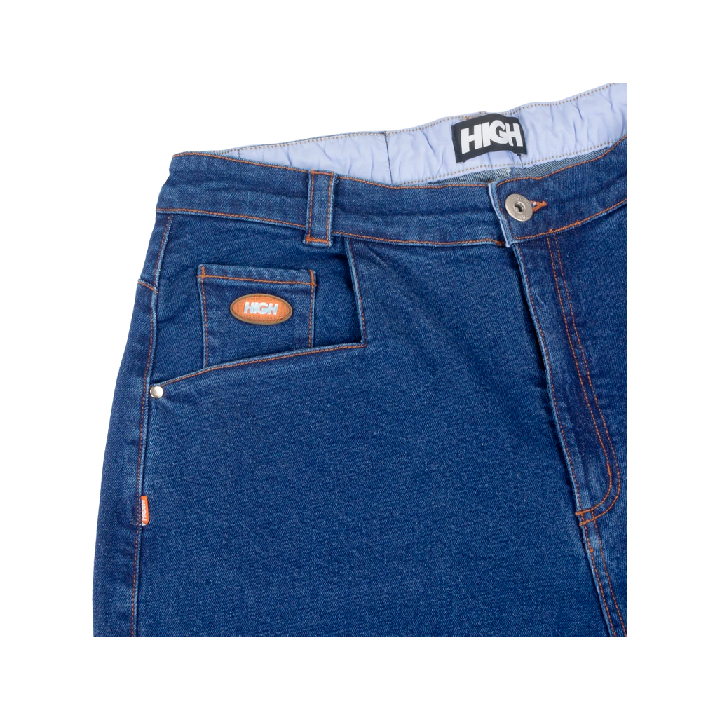 Calça High Jeans Planet Azul