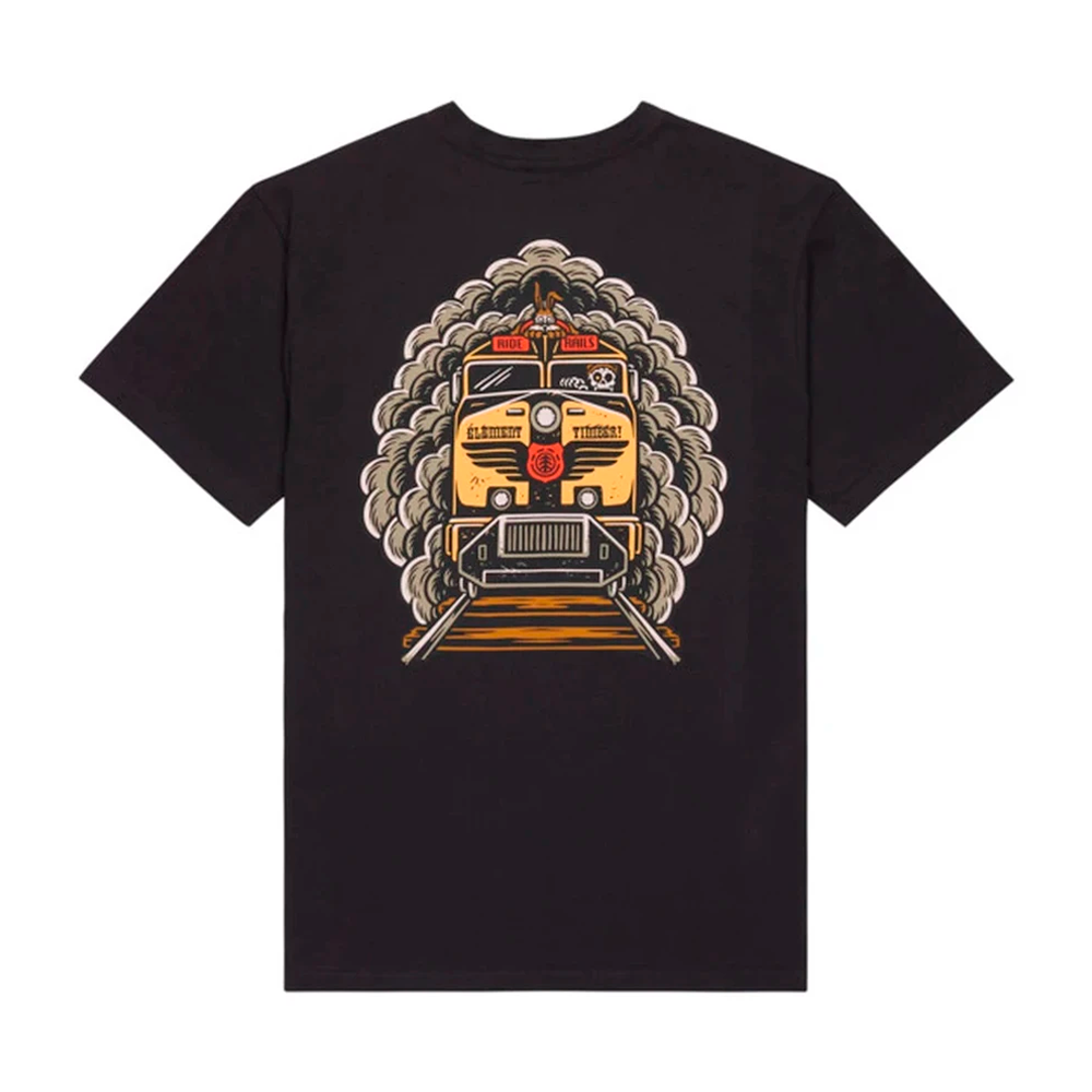 Camiseta Element Timber Freight Train Preto