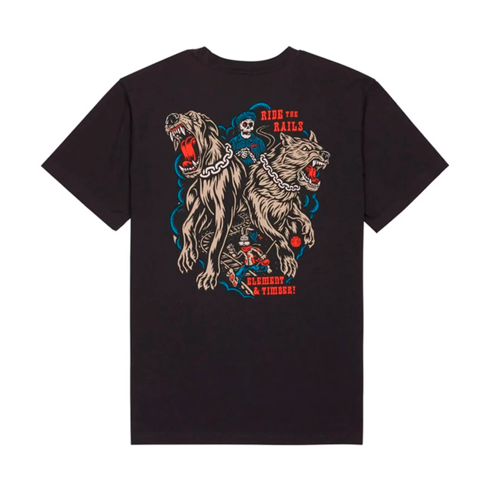 Camiseta Element Timber Guard Dogs Preto