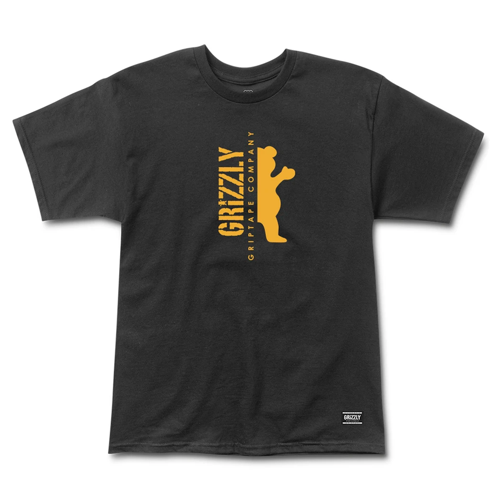 Camiseta Grizzly Down The Middle Preto